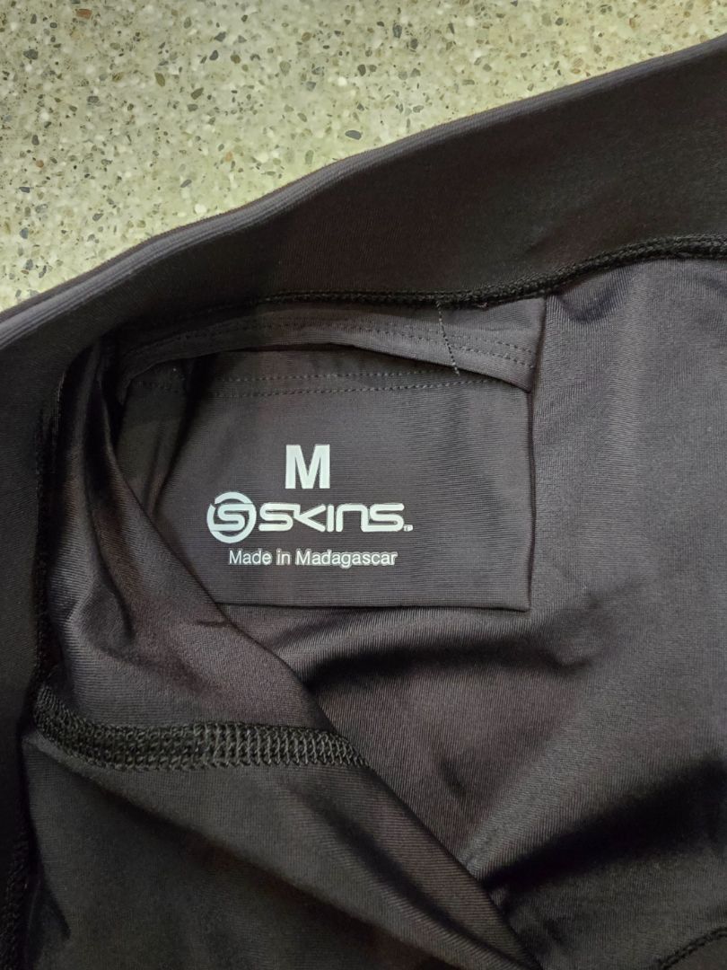 Black Skins Compression Leggings, M