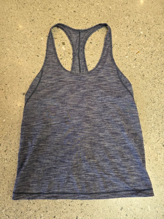 Blue Lululemon Active Singlet, S