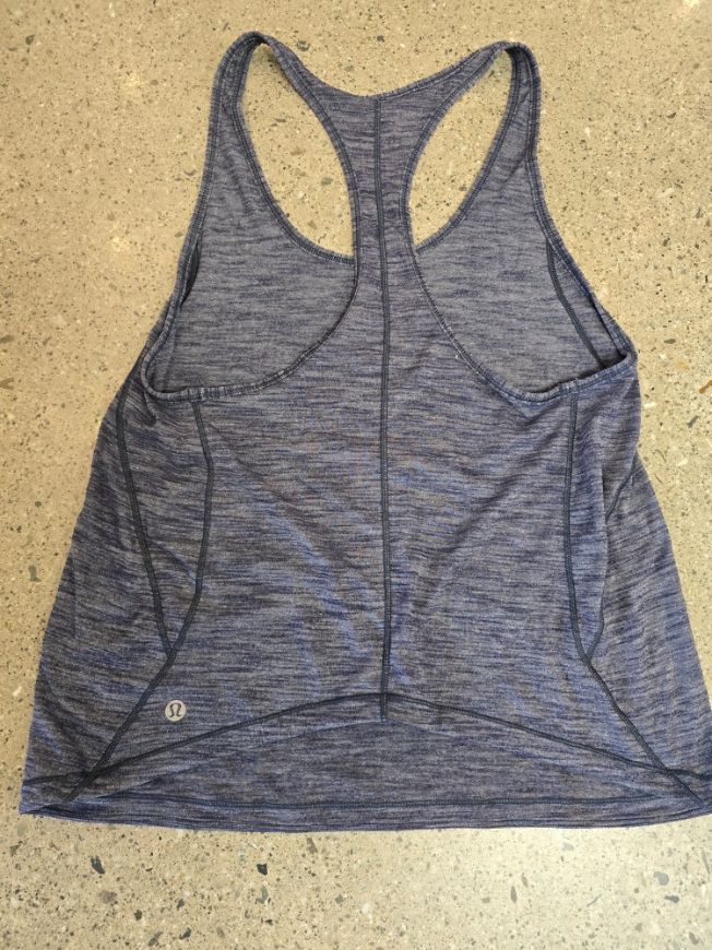 Blue Lululemon Active Singlet, S