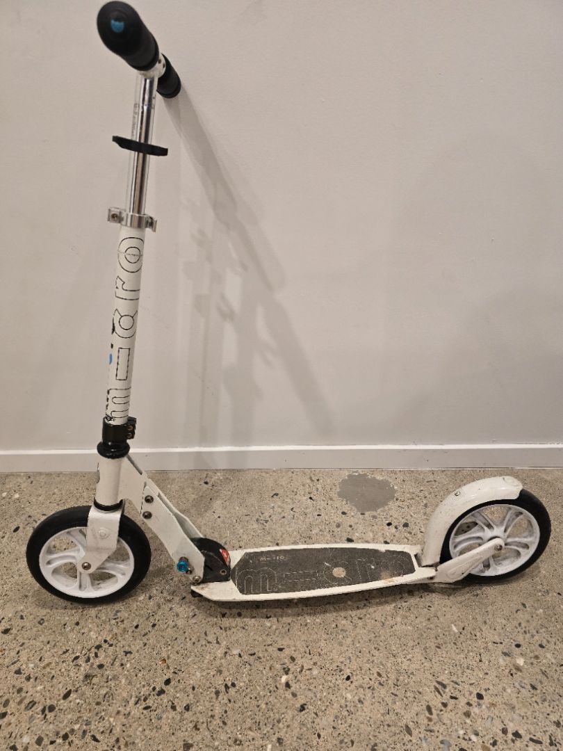 White Micro Scooter