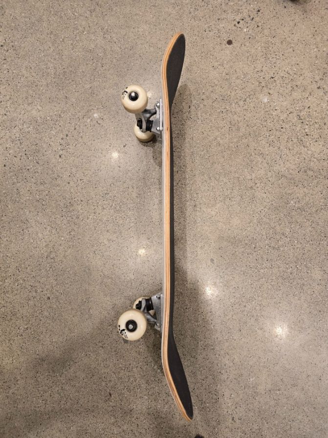 White Enjoi Skateboard