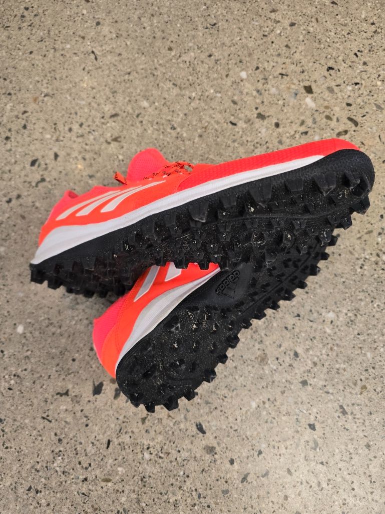 Orange Adidas Hockey Shoes, EU 44