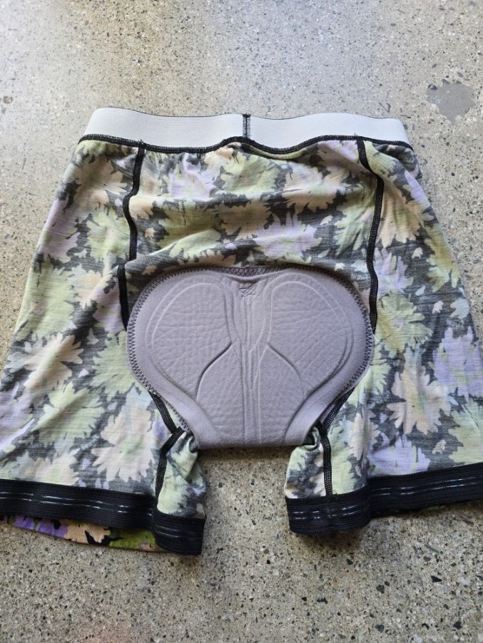 Floral Mons Royale Padded Bike Shorts, M