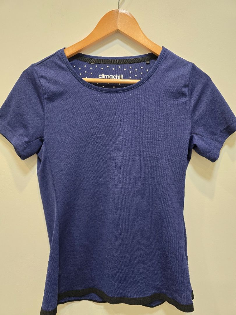 Blue Adidas Womens T Shirt, S