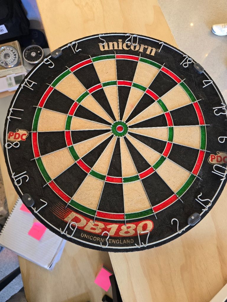 Unicorn Dart Board & Darts