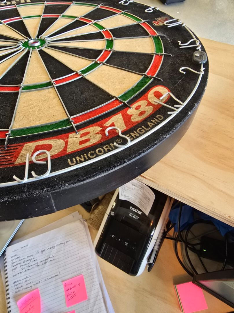Unicorn Dart Board & Darts