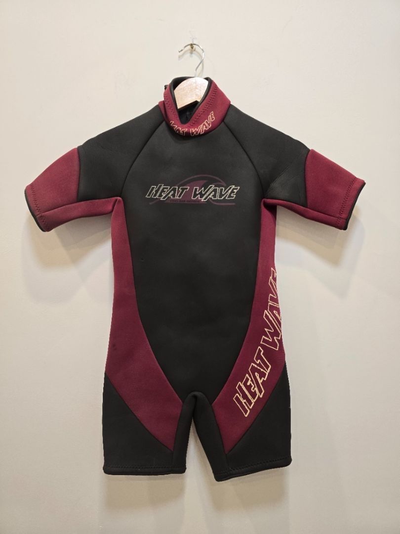 Heat Wave Youth Shorty Wetsuit, 12