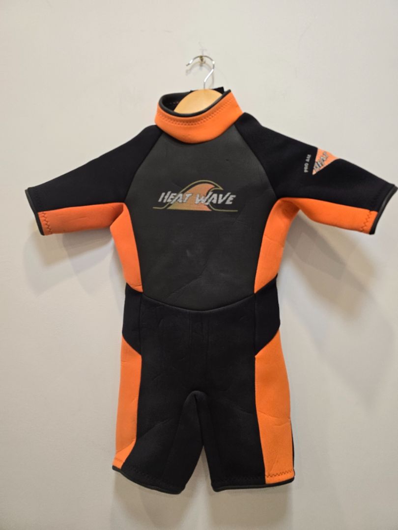 Heat Wave Kids Shorty Wetsuit, 10