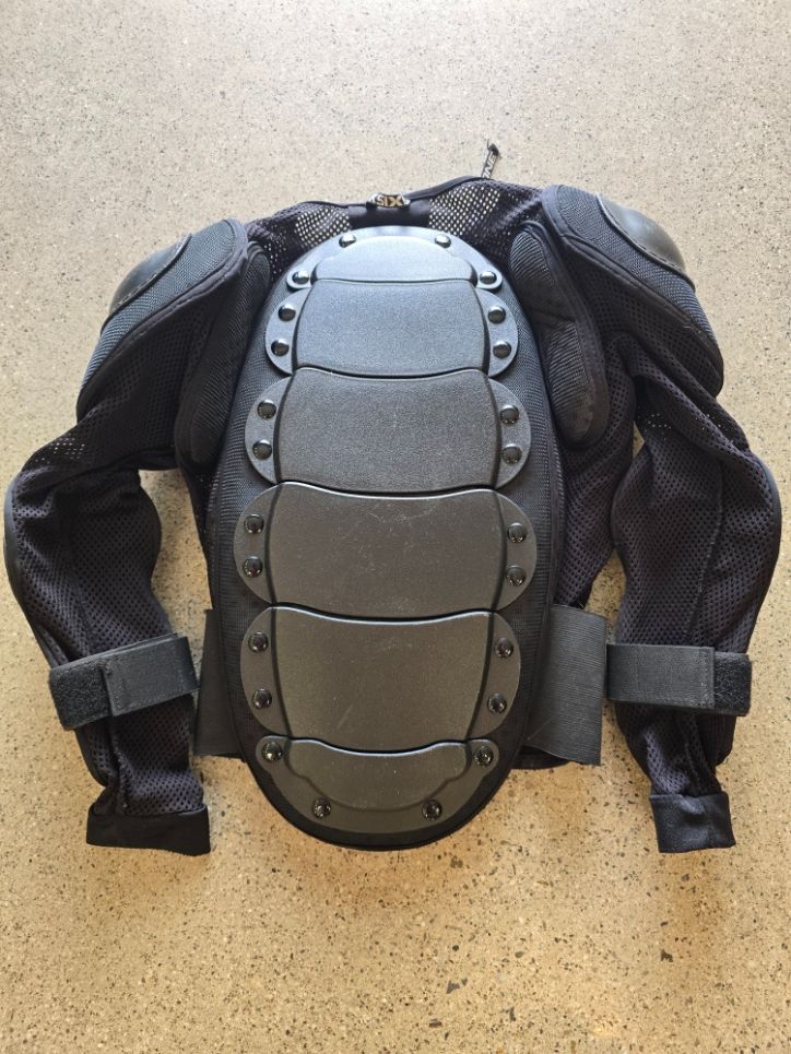 Black SixSixOne Motocross Comp Pressure suit, Youth M