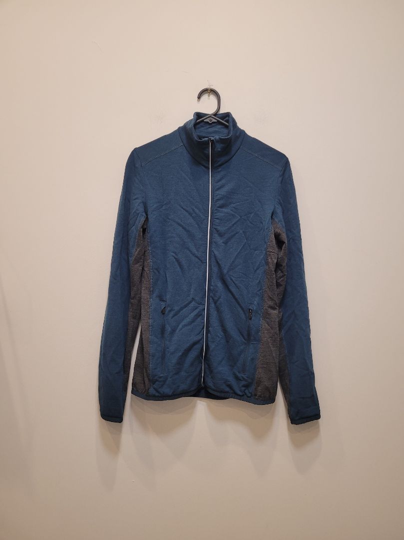 Blue Icebreaker Merino zip jacket, S