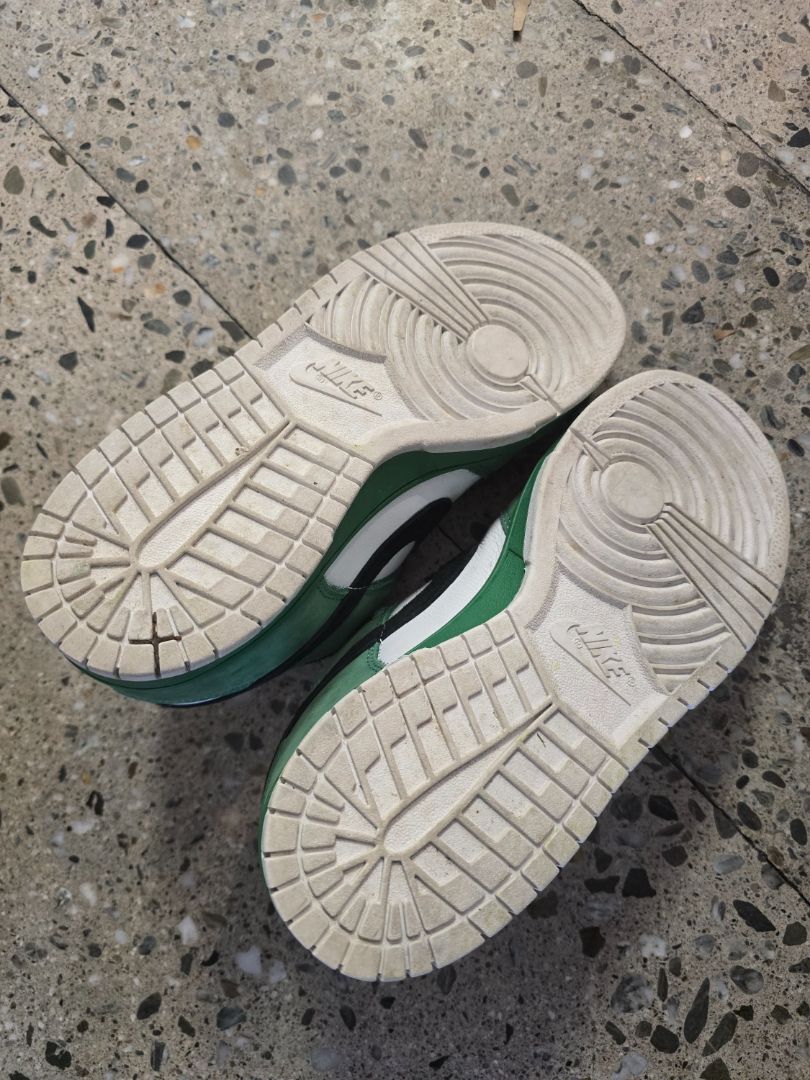 Green White Nike Dunk Low, EU 42