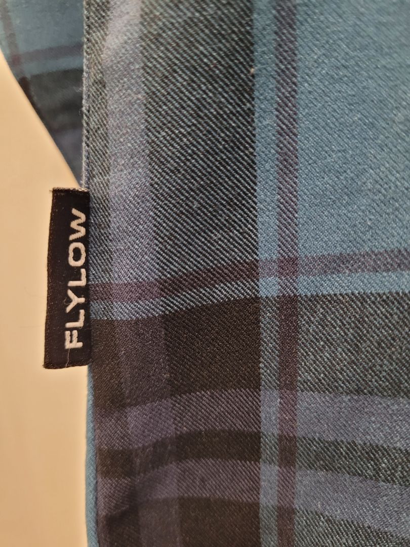 Blue Flylow Handlebar Tech Flannel, L