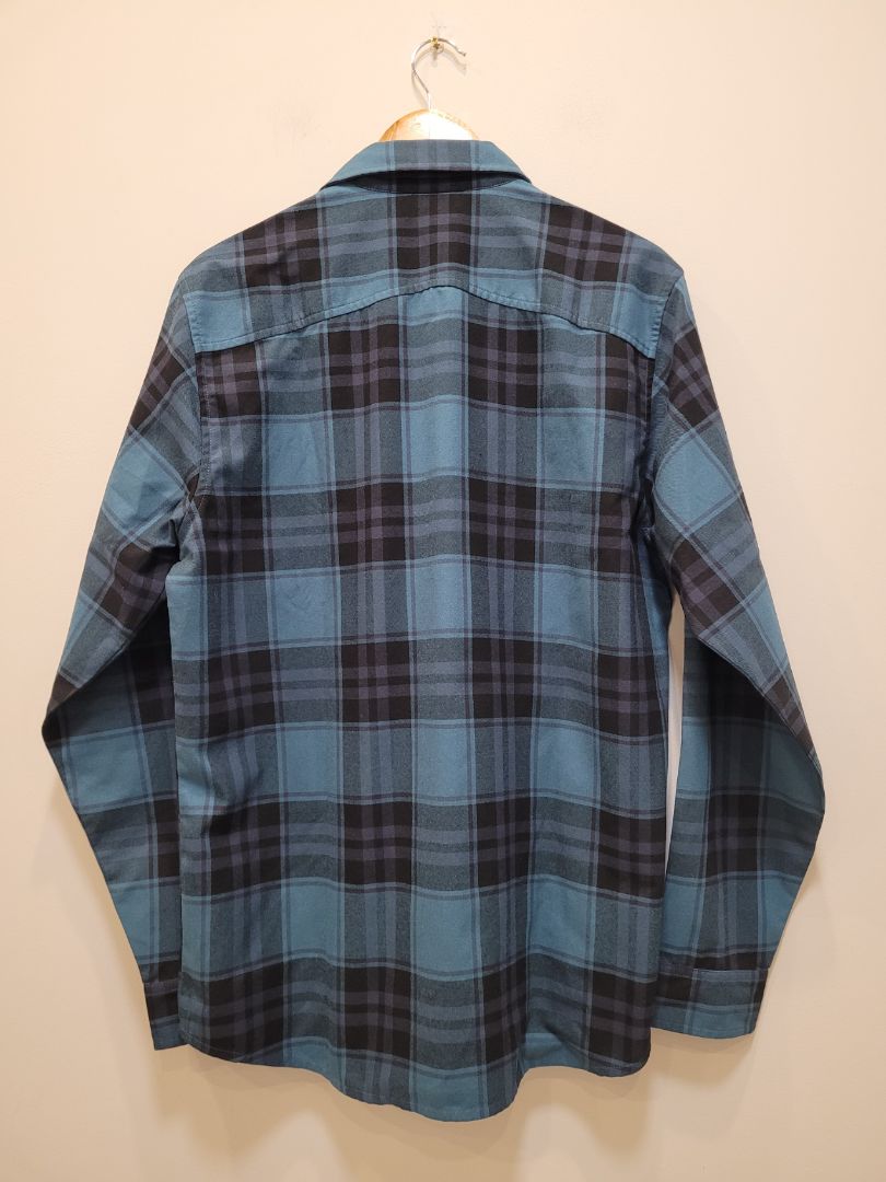 Blue Flylow Handlebar Tech Flannel, L