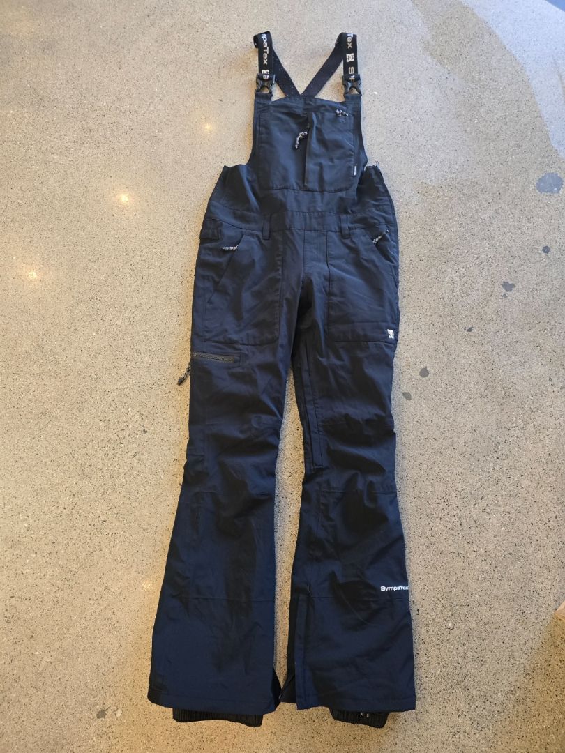 Navy DC Women's Snow Bib Pants, S