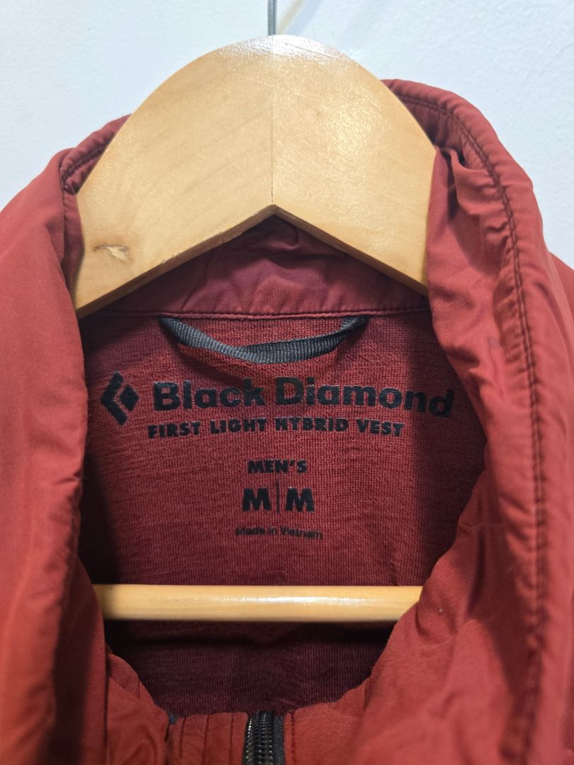 Rust Black Diamond Mens Clothing, M