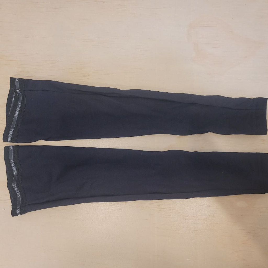 Black Castelli Nano Flex Arm Warmers, S