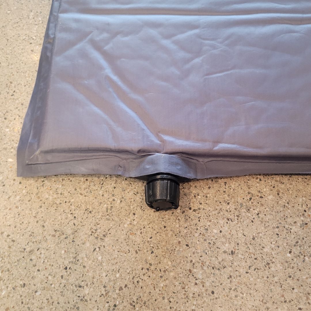 Grey  Self Inflating Sleeping Mat, Large Single