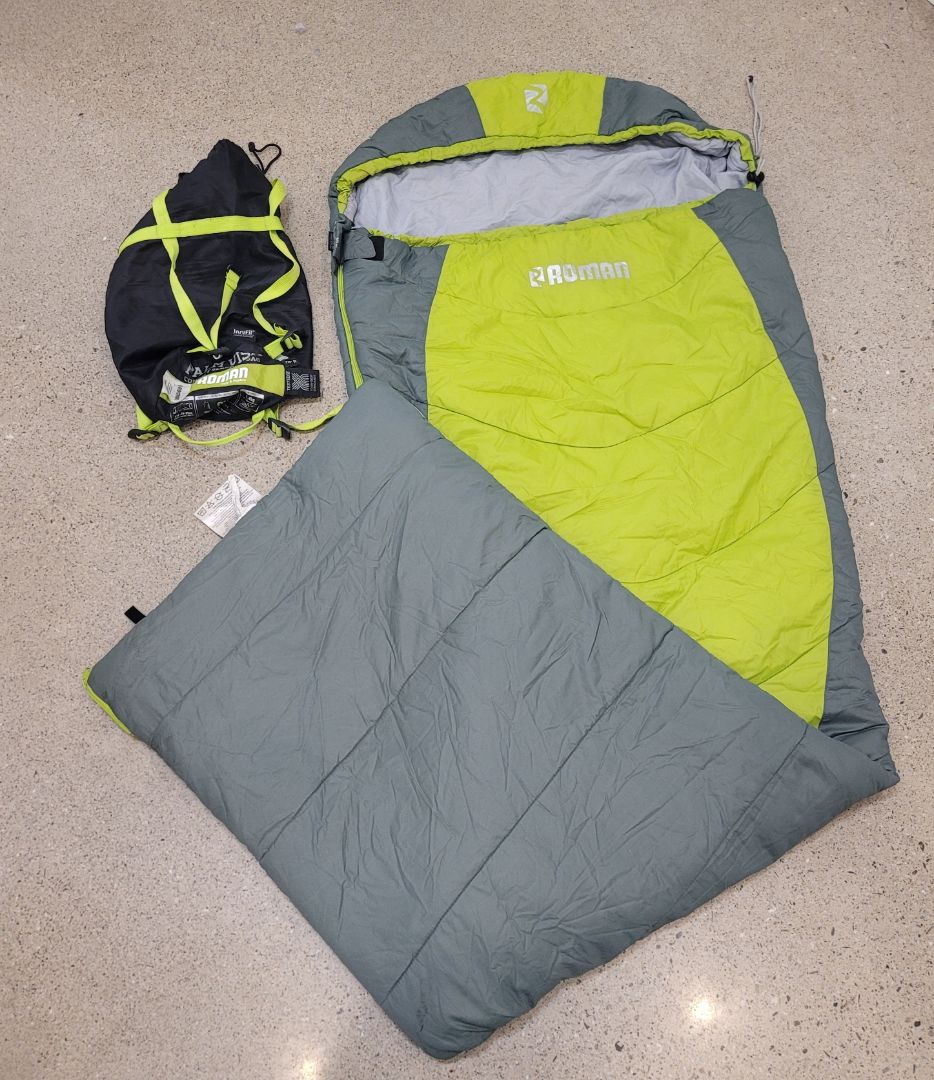 Green Roman Palm Visa Sleeping Bag