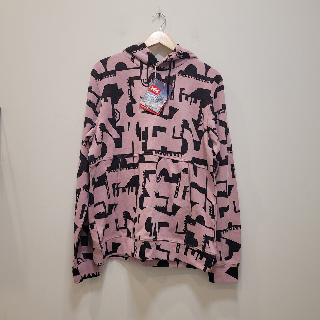 Urban Pink with black print Helly Hansen Move Sweat Hoodie, M / Medium