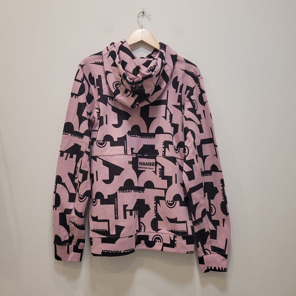 Urban Pink with black print Helly Hansen Move Sweat Hoodie, M / Medium