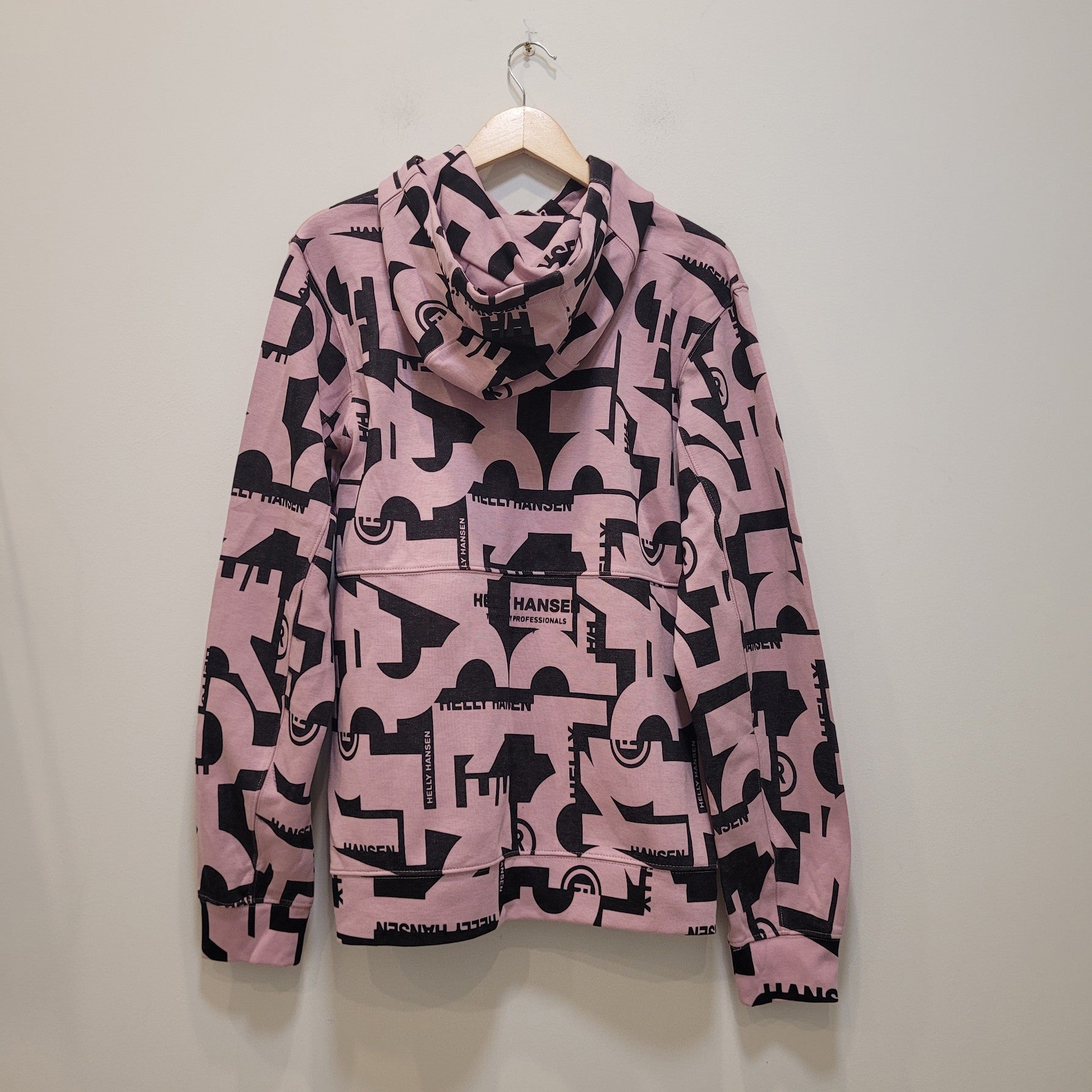 Urban Pink with black print Helly Hansen Move Sweat Hoodie, M / Medium