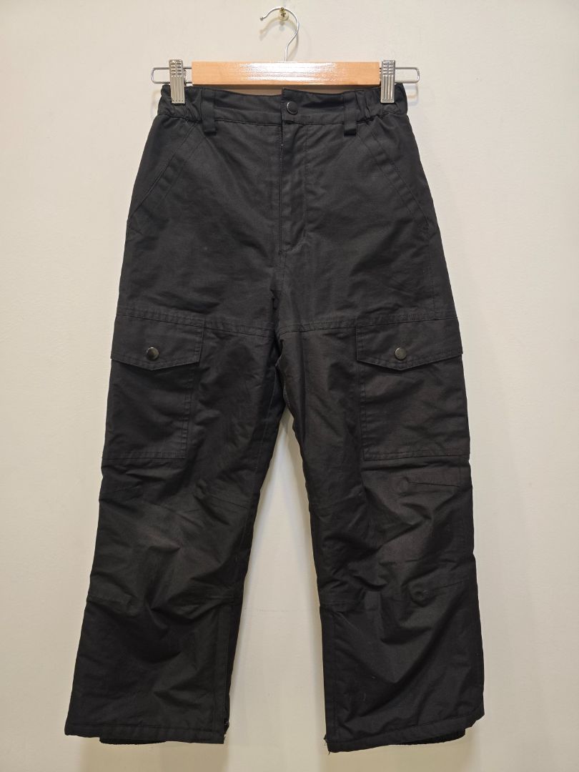 Black WZ Kids Ski Pants, 8 years