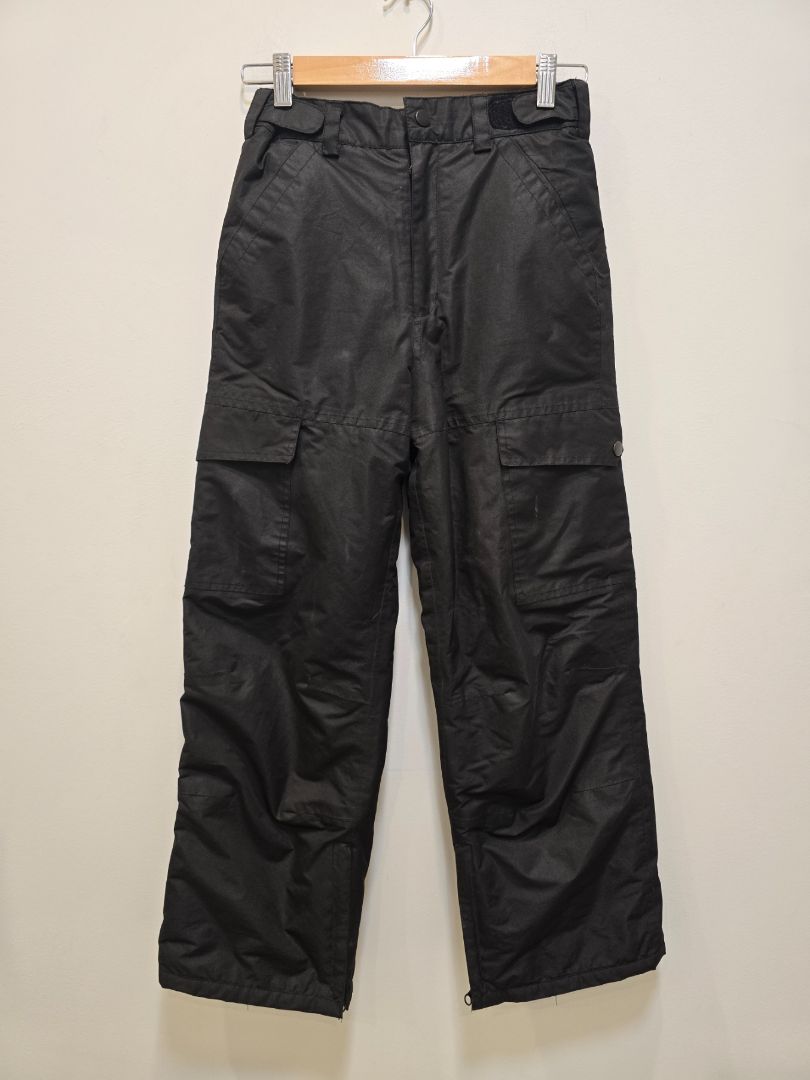 Black Young Original Kids Ski Pants, 10 yrs