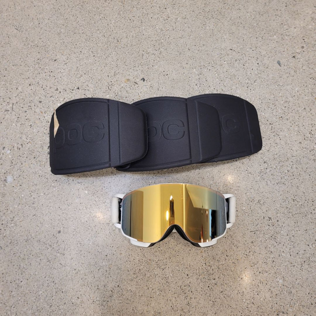 White POC Interchangeable Goggles
