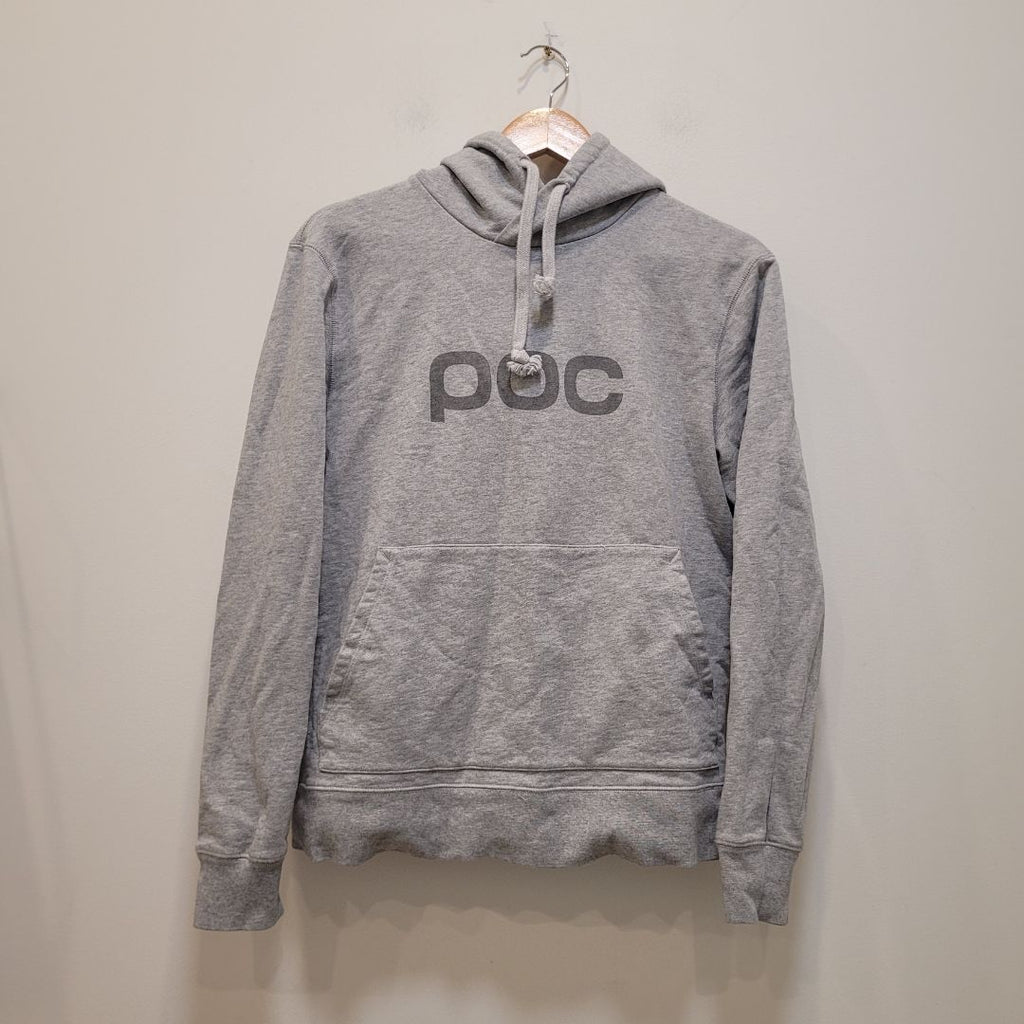 Grey POC Pullover Hoodie, S