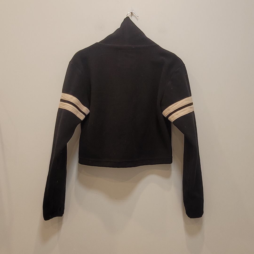 Black Eivy Cropped Fleece, S