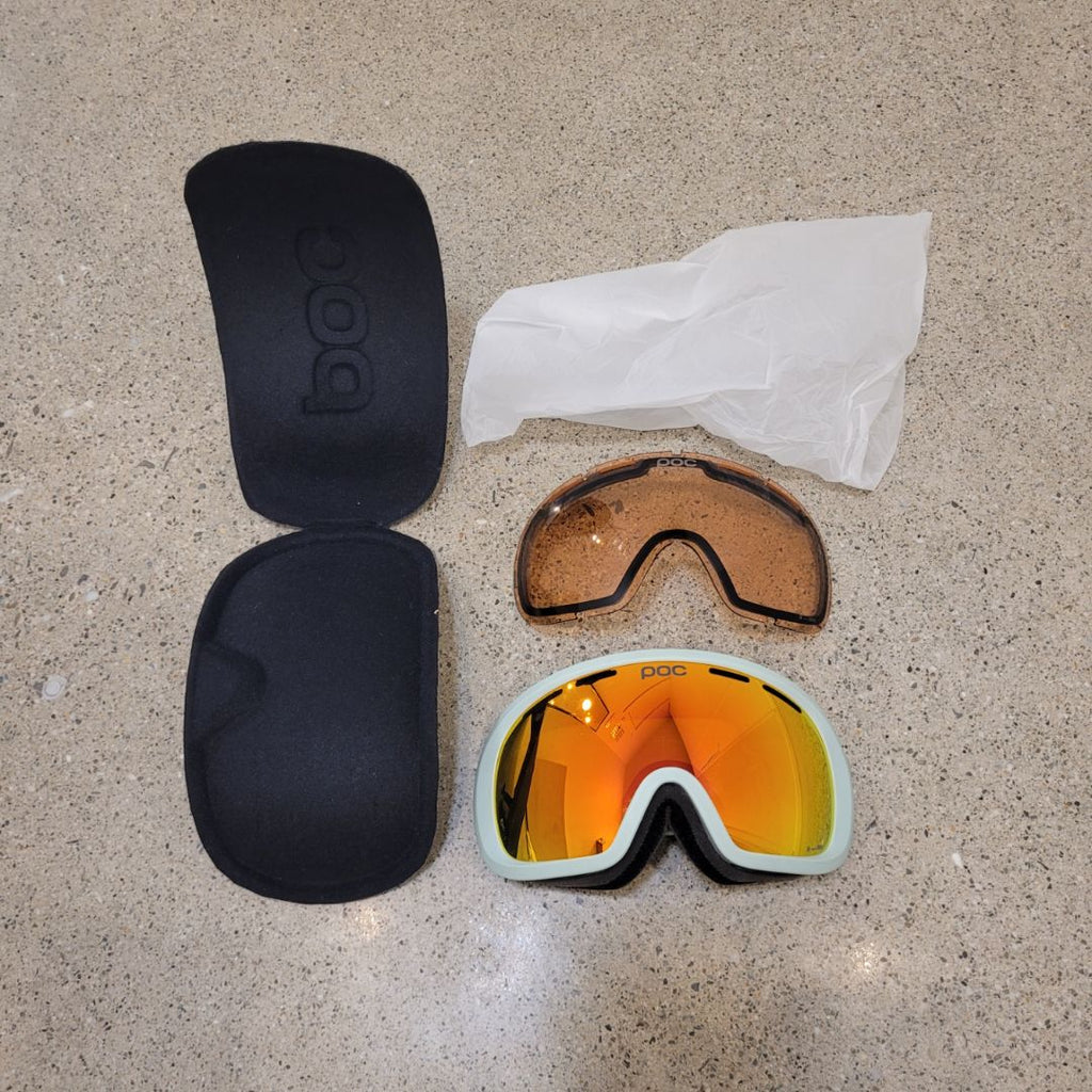 White Poc Snow Goggles
