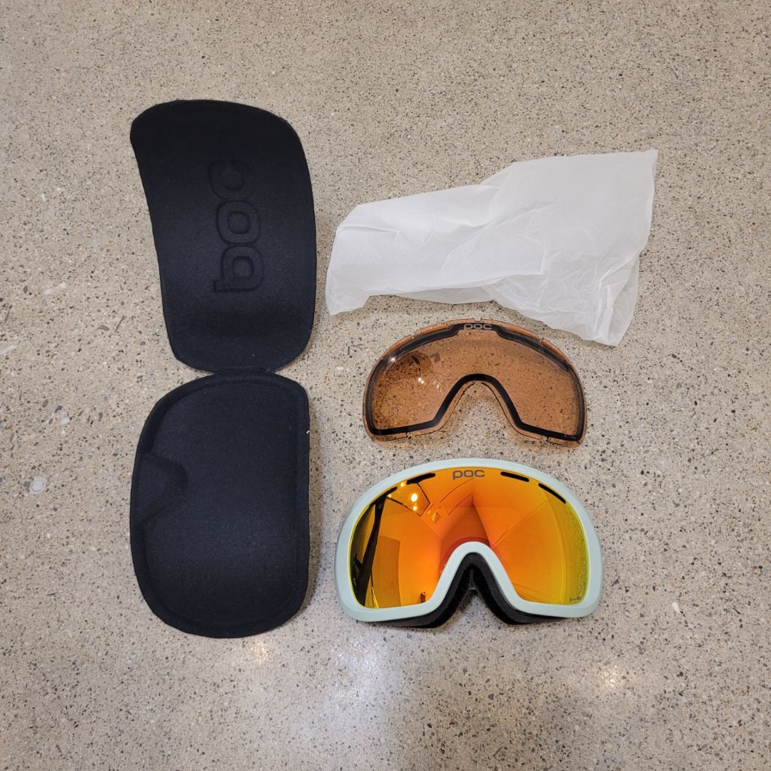 White Poc Snow Goggles
