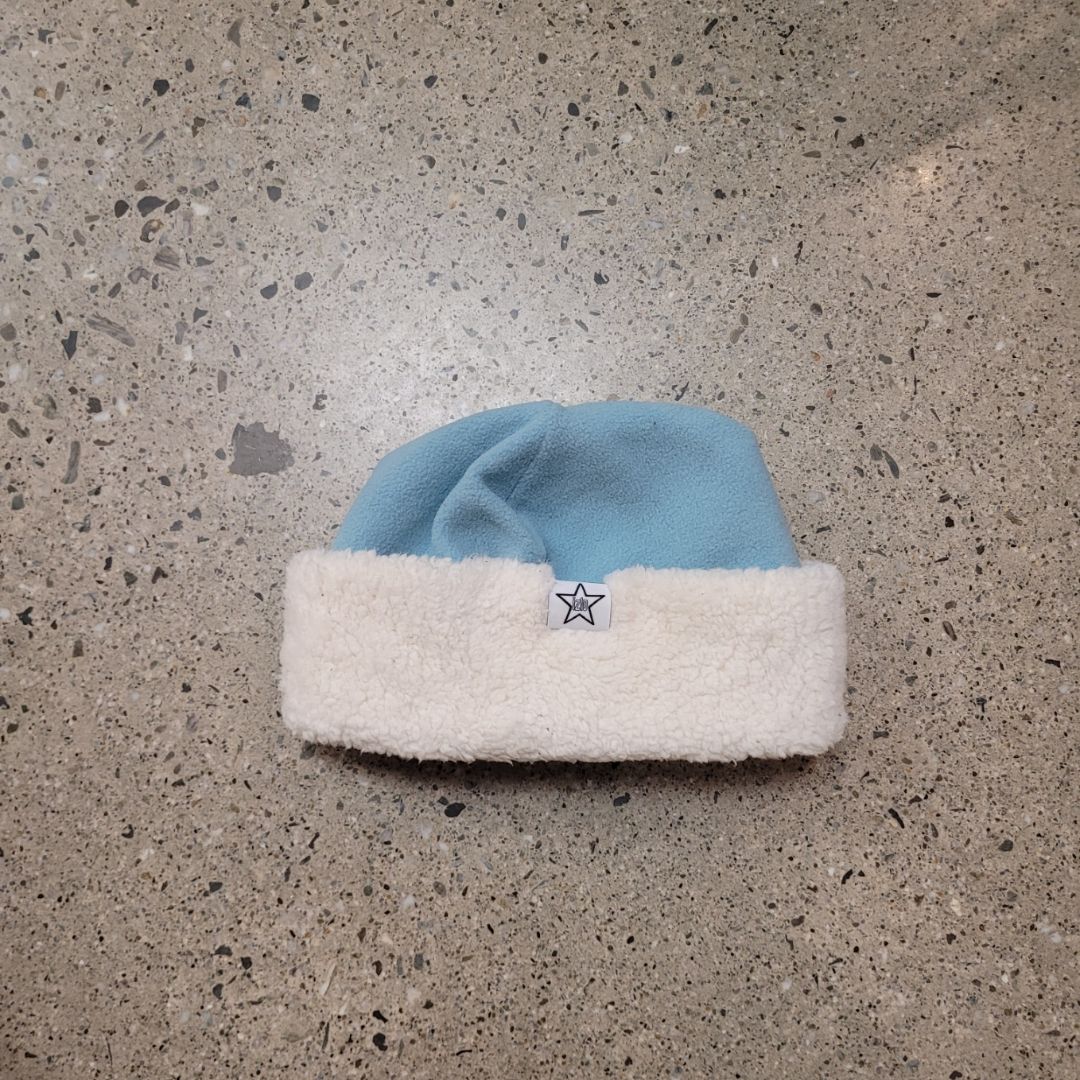 Blue  Fleece Winter Hat