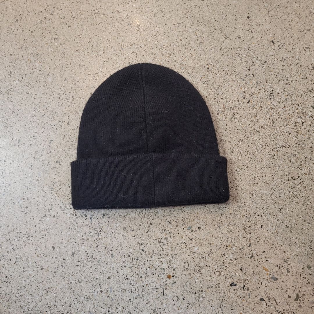 Black Helly Hansen Knit Beanie, One Size