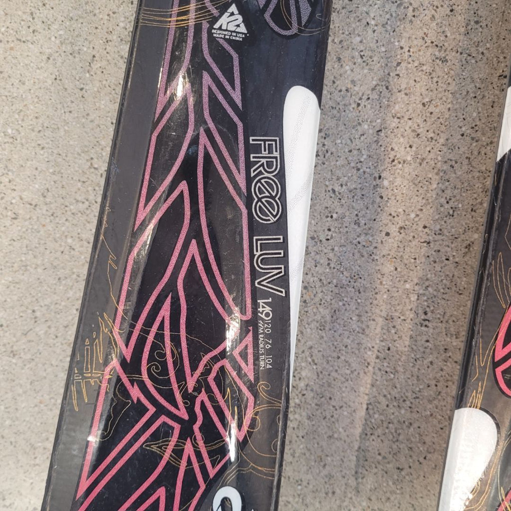 Black / Pink K2 Free Luv, 149cm