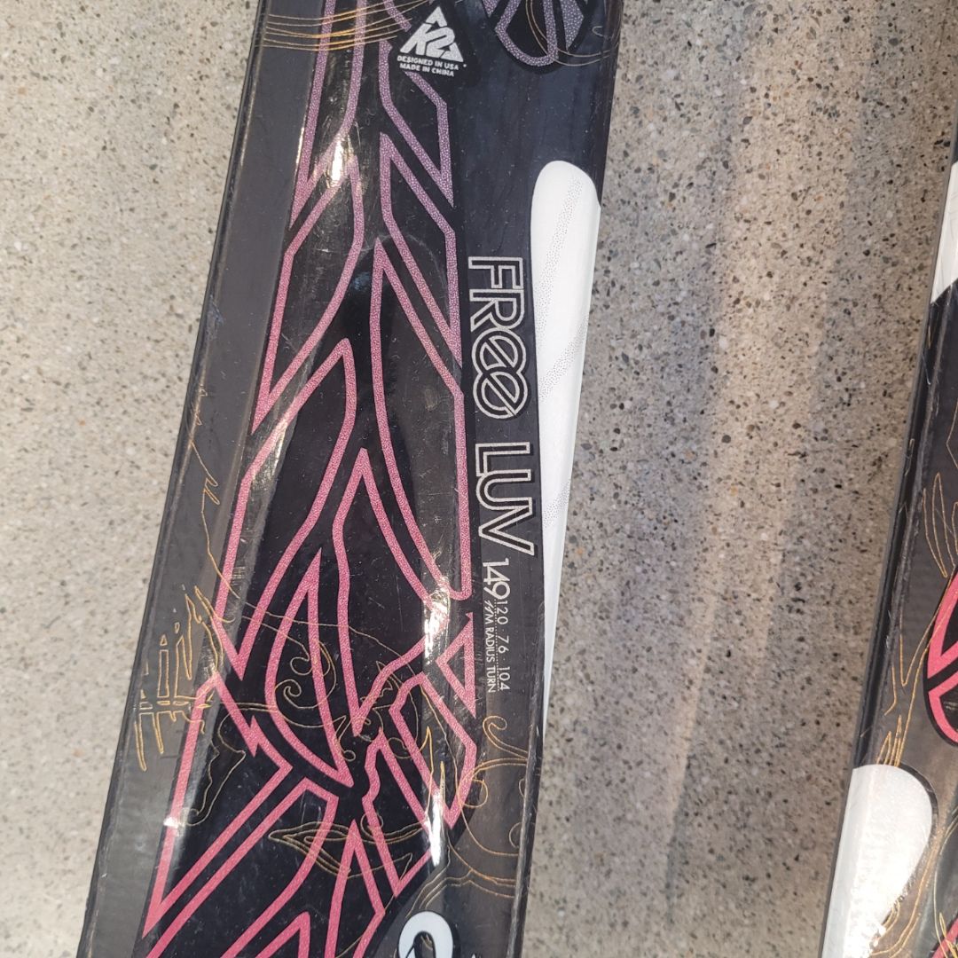 Black / Pink K2 Free Luv, 149cm