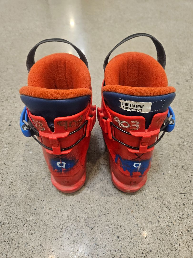 Red  Junior Ski Boot, 18