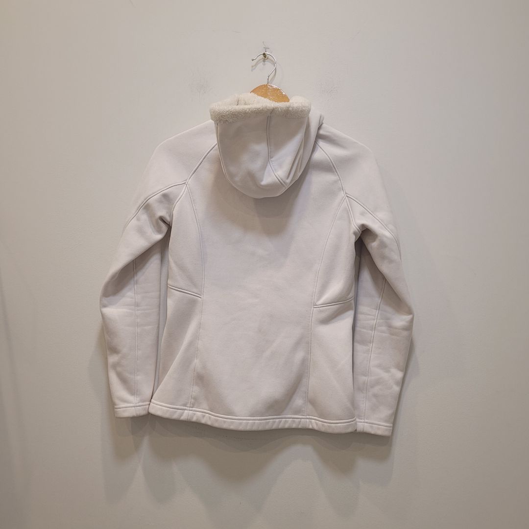 Cream Kathmandu Fleece Hooded Jacket, 8
