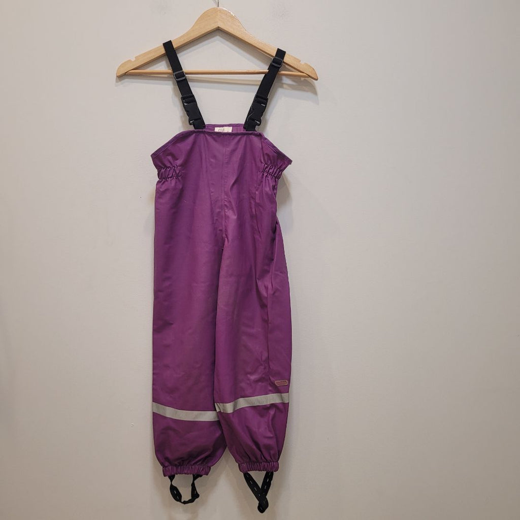 Purple TCM Waterproof Bib Pants, 110/116 cm