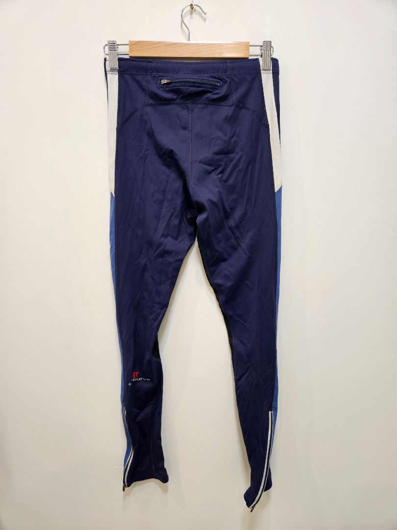 Navy Concurve Running Tights, S