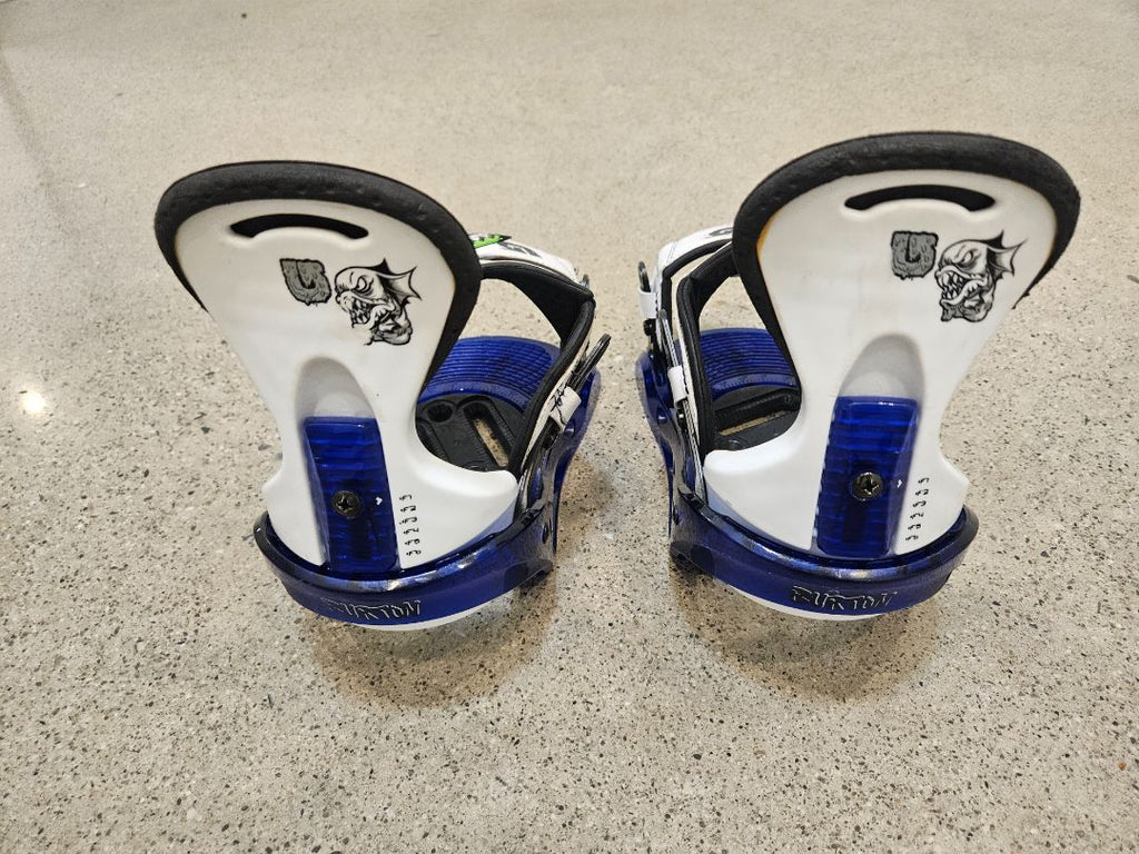 Blue Burton Mini Grom Bindings, M