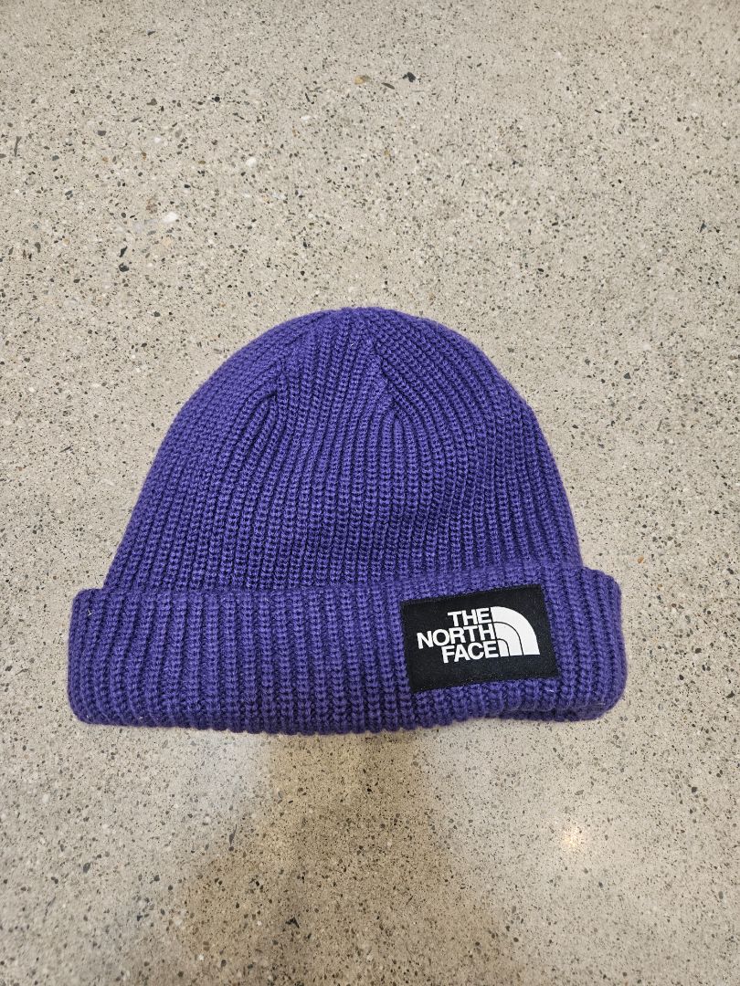 Purple The North Face Beanie, One size