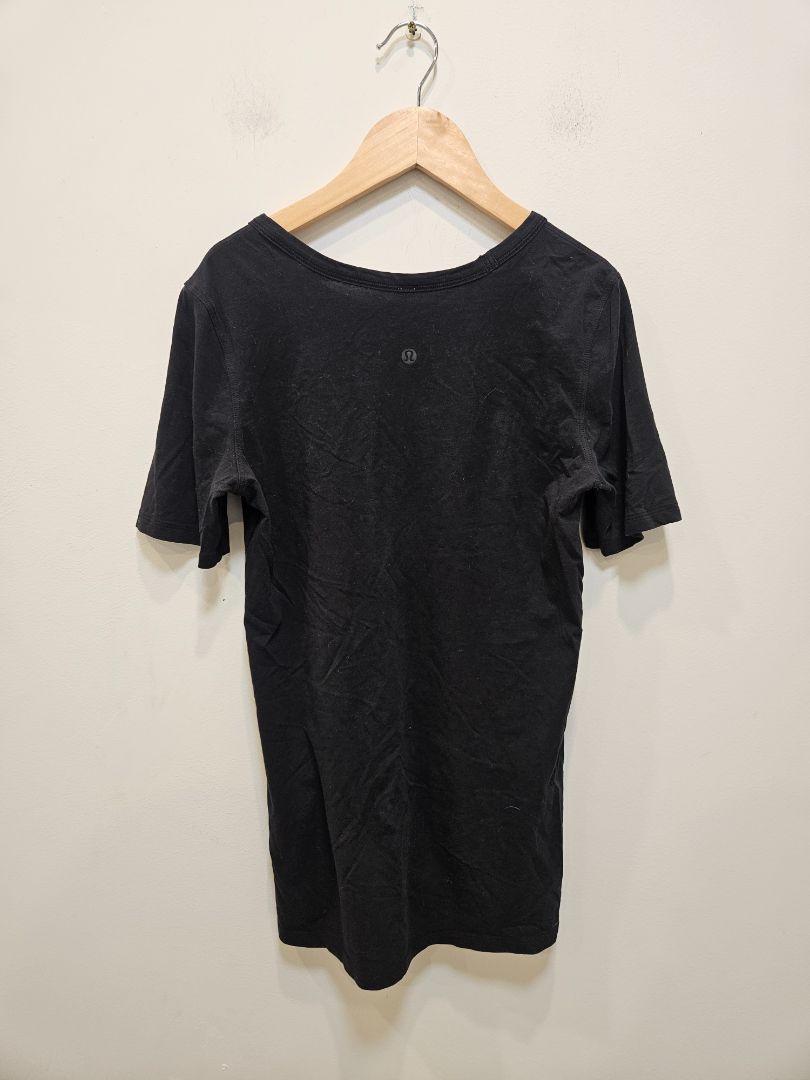 Black Lululemon Crewneck Tee, XS