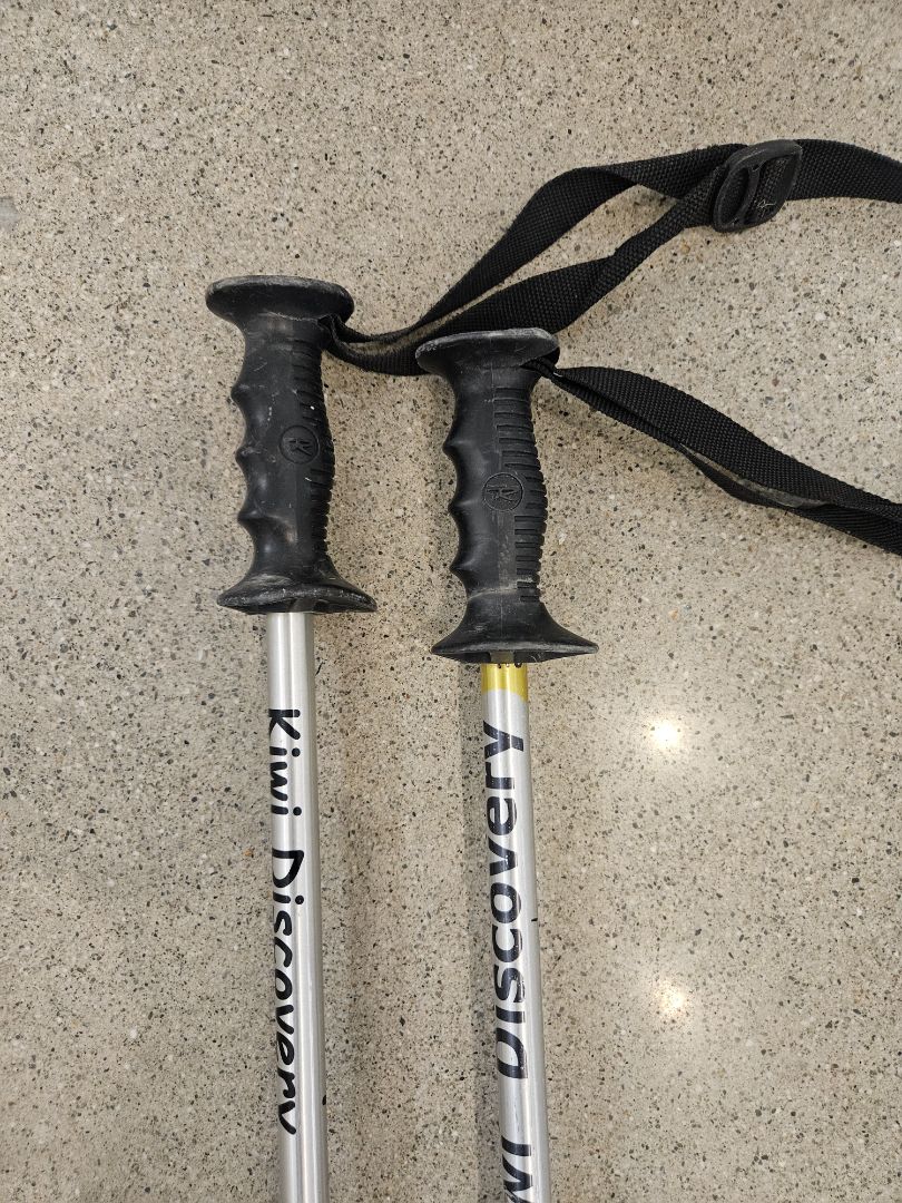 Silver Kiwi Discovery Ski poles, 135cm
