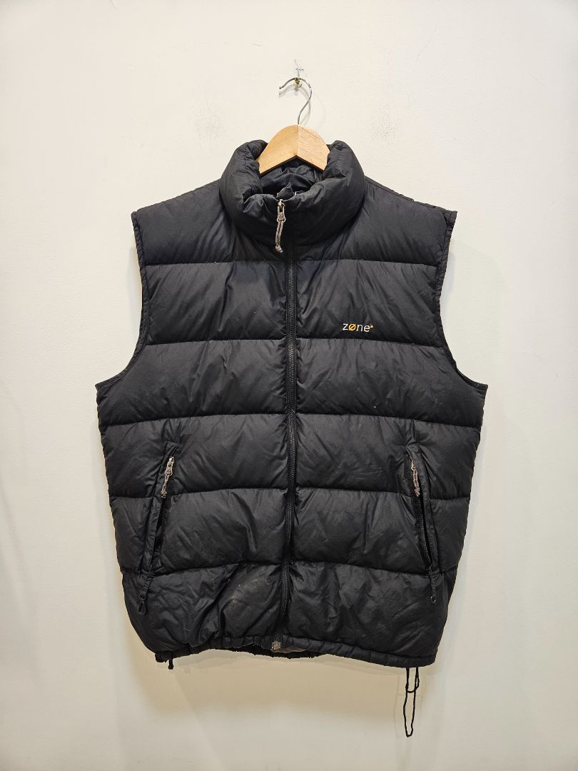 Black Zone Down Vest, XL