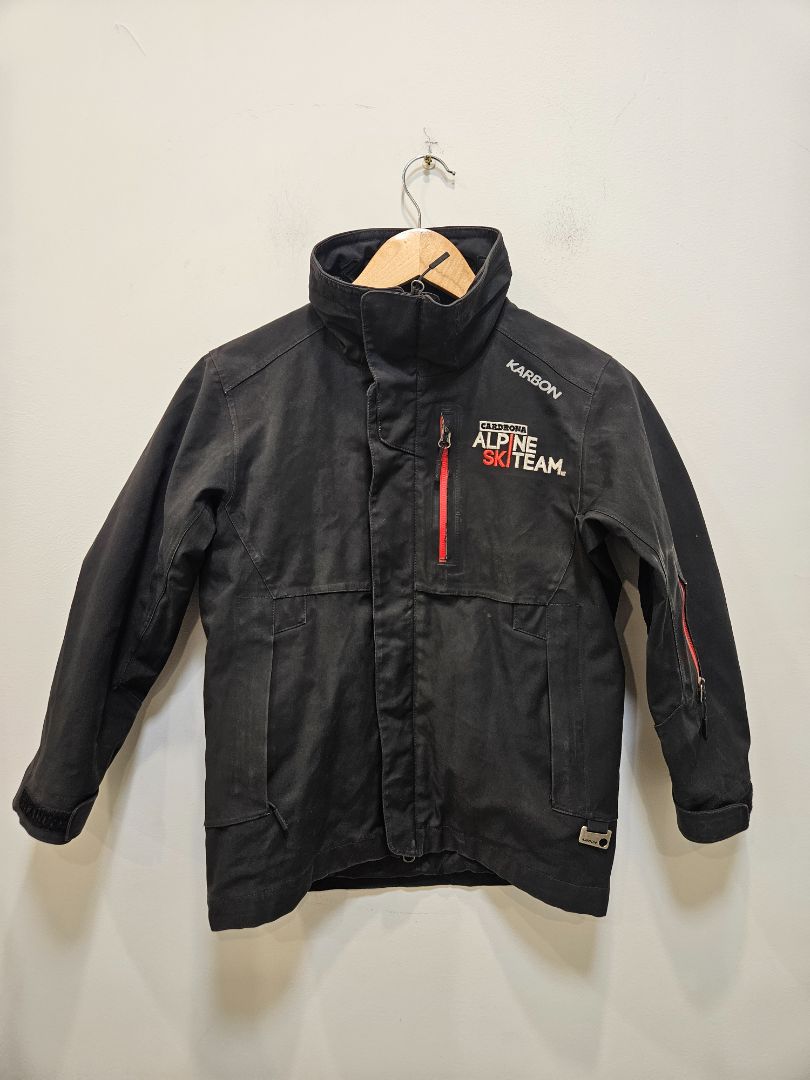 Black Karbon Ski Team Jacket, 8 / EU 128