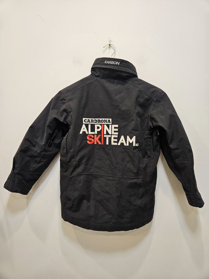 Black Karbon Ski Team Jacket, 8 / EU 128