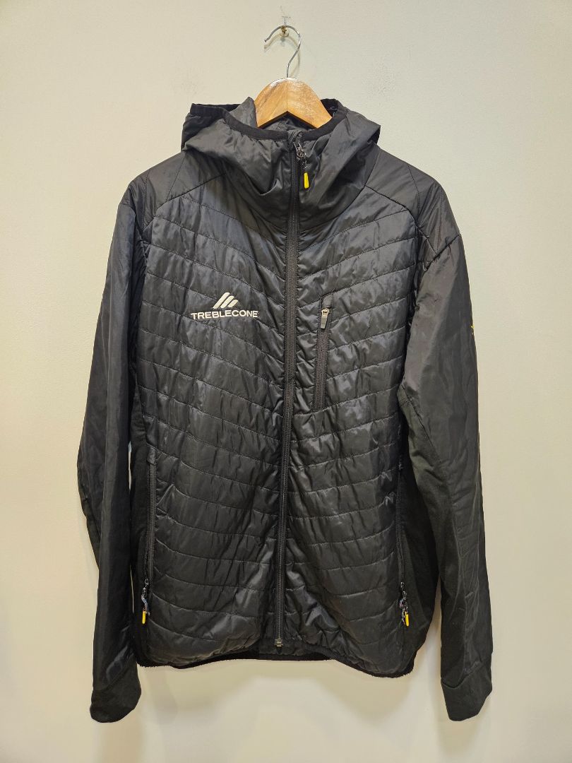 Black Mons Royale Insulated Hooded Jacket, XL