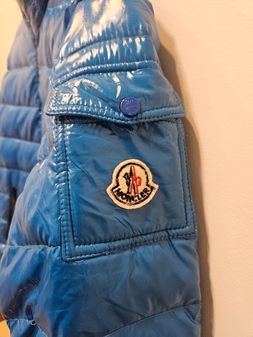 Blue Moncler Down Puffer Jacket, Kids 12-14 approx