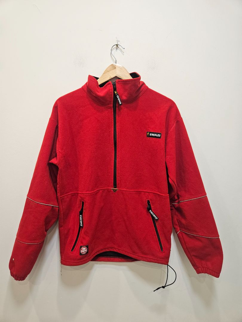 Red Swazi Fleece Pullover, Adult S